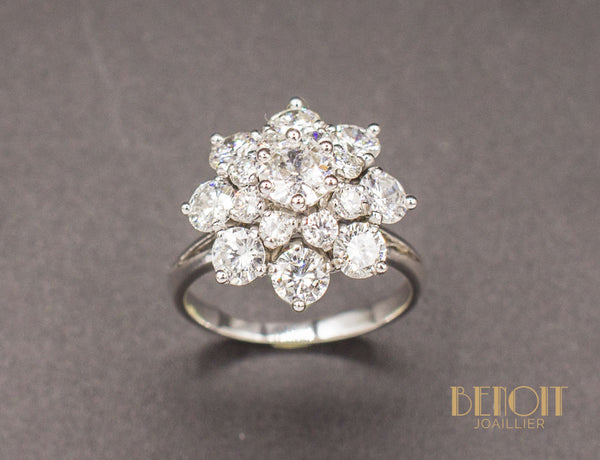 Bague Marguerite Diamants