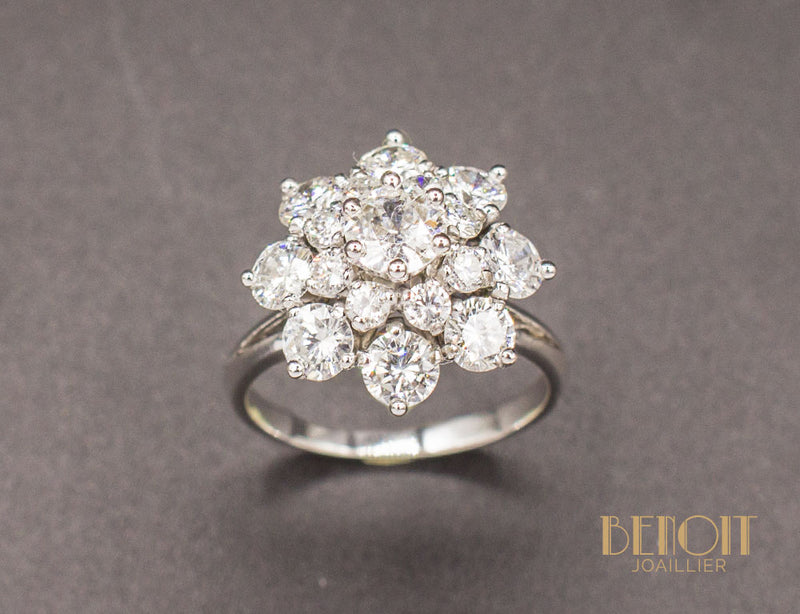 Bague Marguerite Diamants