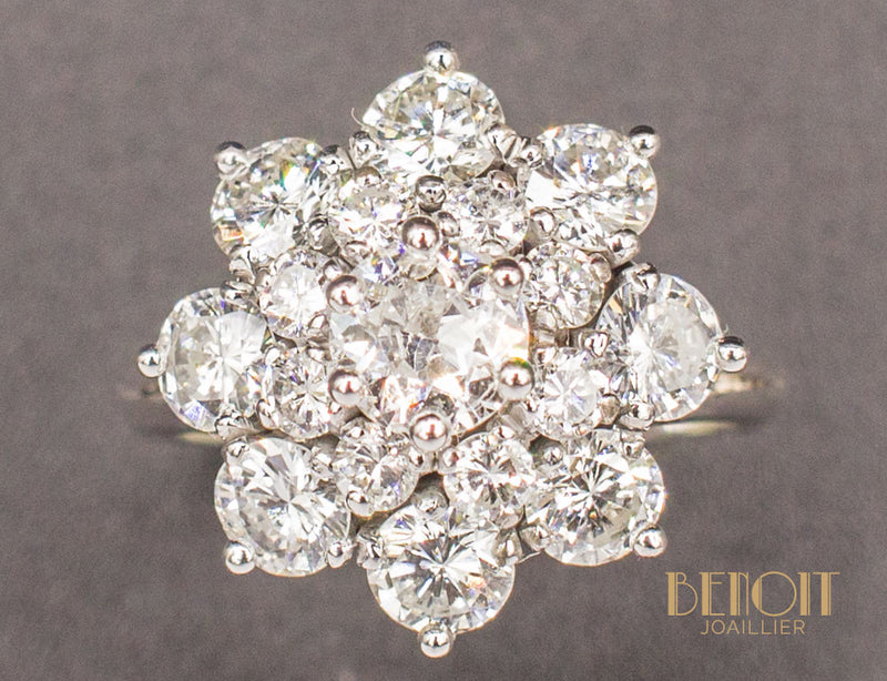 Bague Marguerite Diamants