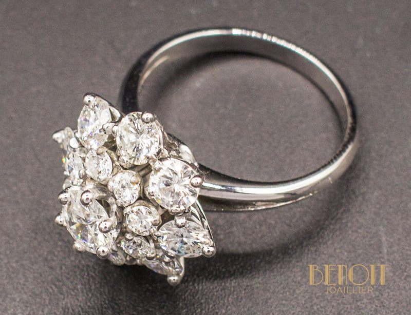 Bague Marguerite Diamants
