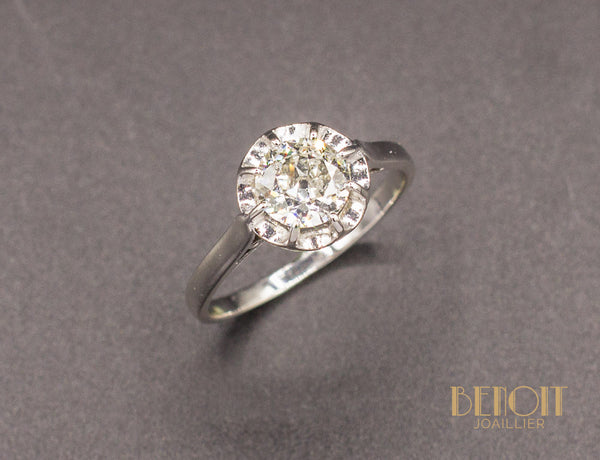 Solitaire Ancien Diamant