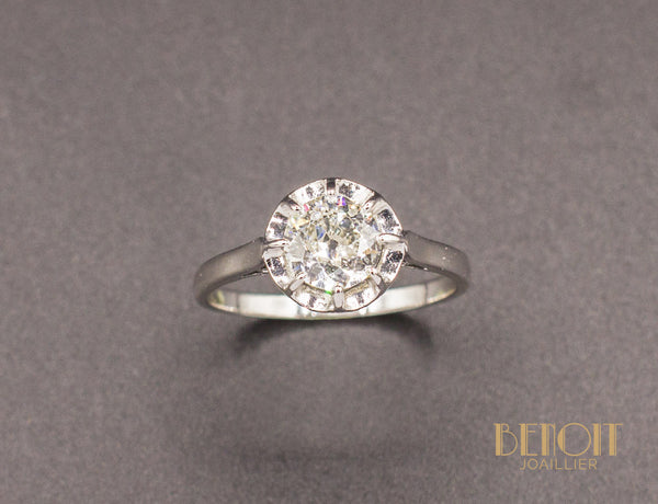 Solitaire Ancien Diamant
