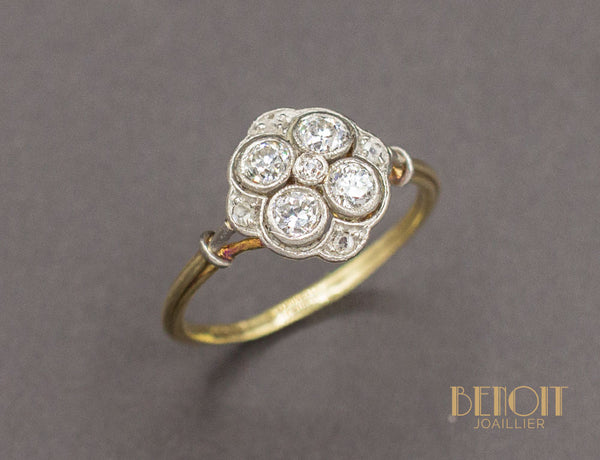 Bague Art Déco Diamants