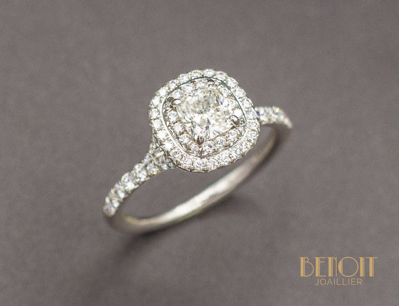 Bague Tiffany & Co "Soleste" Platine Diamants