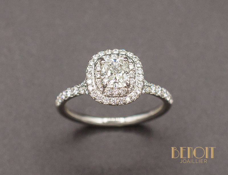 Bague Tiffany & Co "Soleste" Platine Diamants