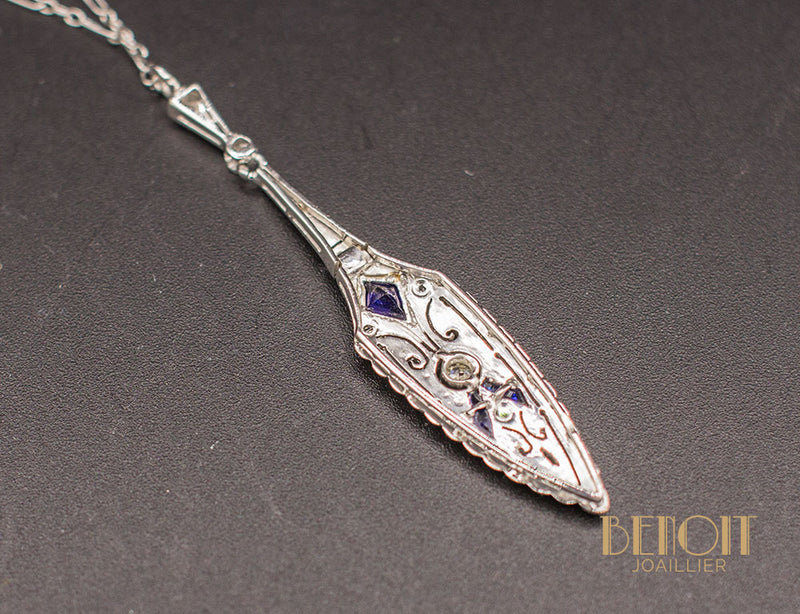 Pendentif Art Déco Diamants