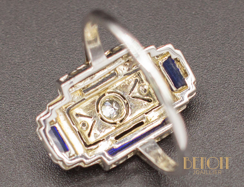 Bague Art Déco Diamants