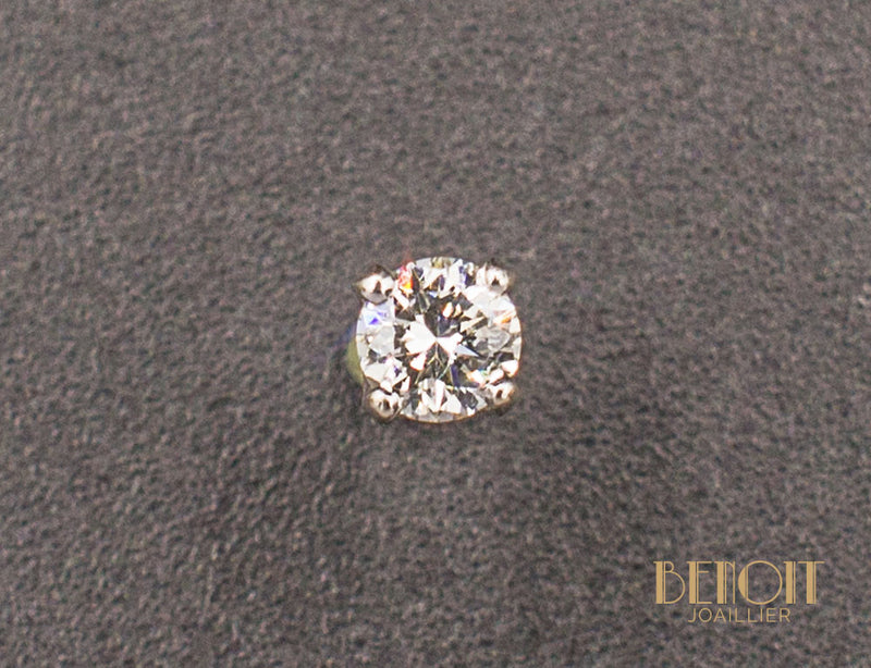 Boucles d'Oreilles Puces Diamants 0.15ct