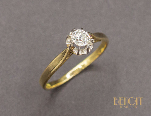 Solitaire Ancien Diamant