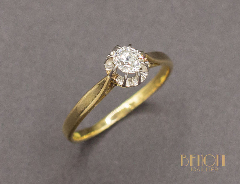 Solitaire Ancien Diamant