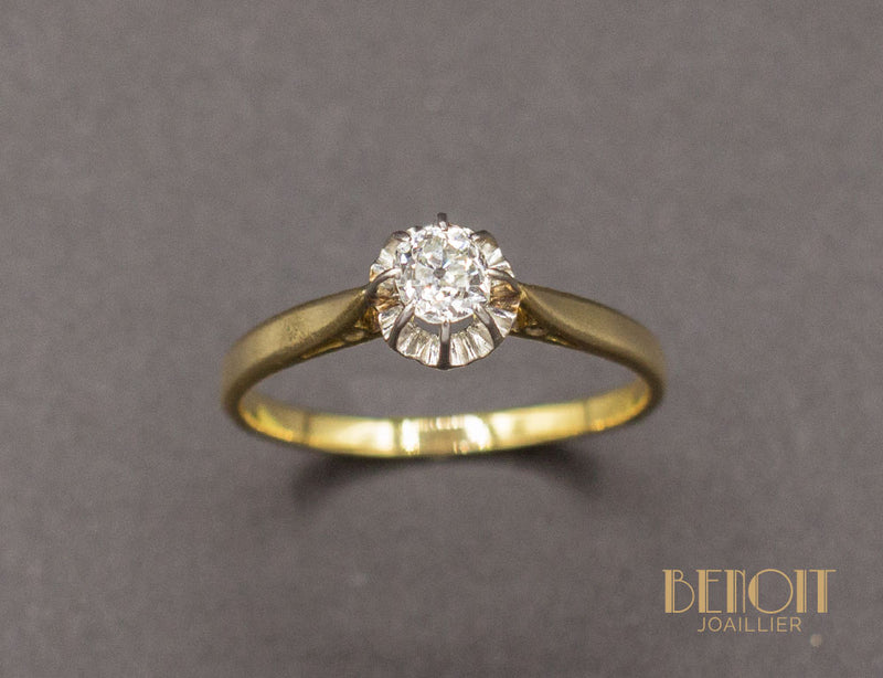 Solitaire Ancien Diamant