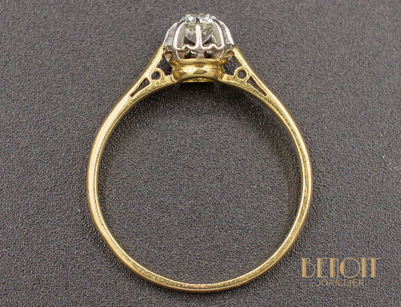 Solitaire Ancien Diamant
