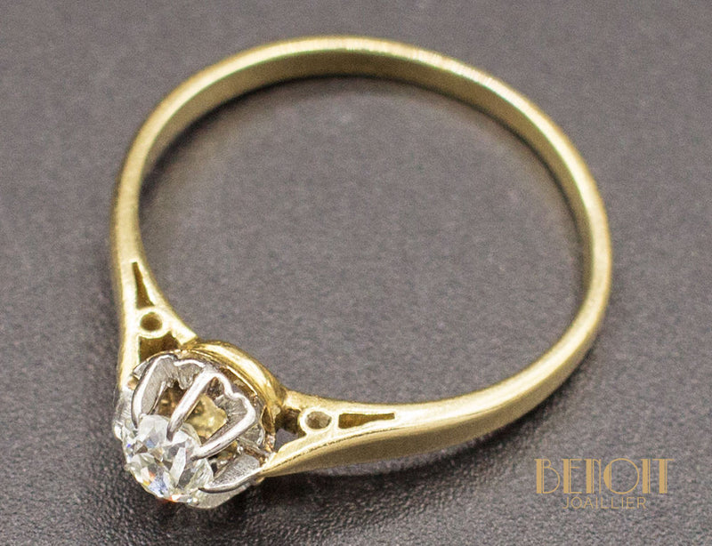 Solitaire Ancien Diamant