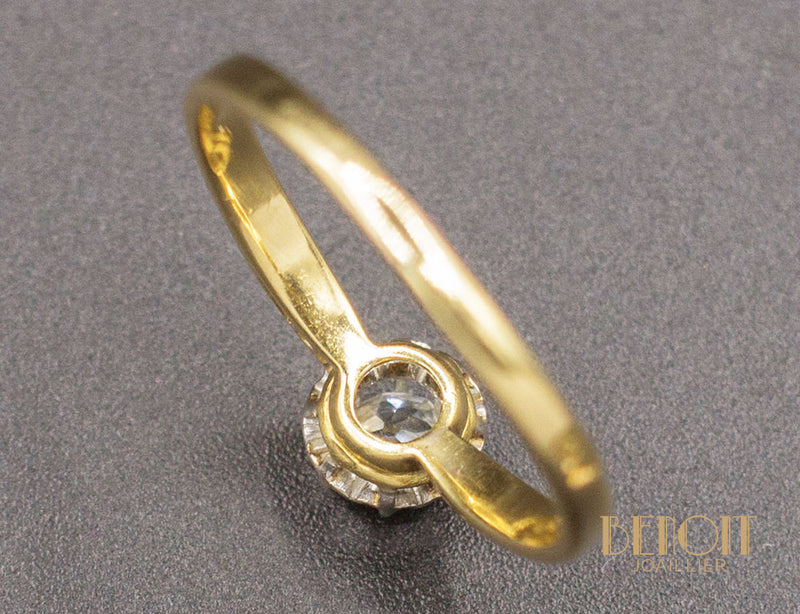 Solitaire Ancien Diamant