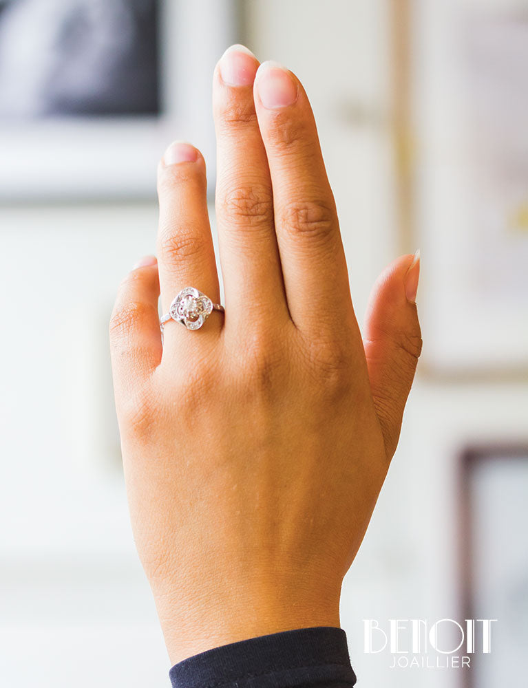 Bague Art Déco Diamants