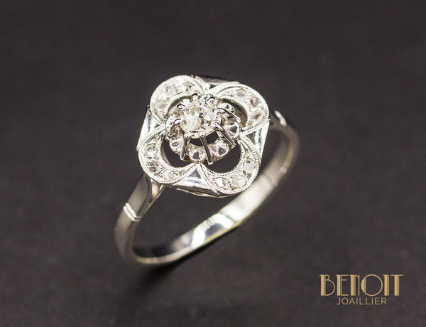 Bague Art Déco Diamants