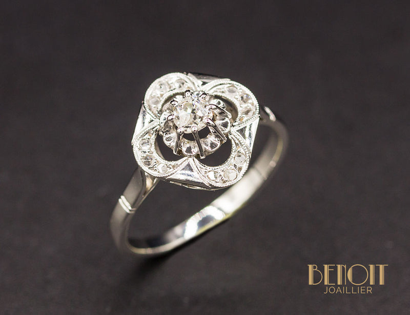 Bague Art Déco Diamants