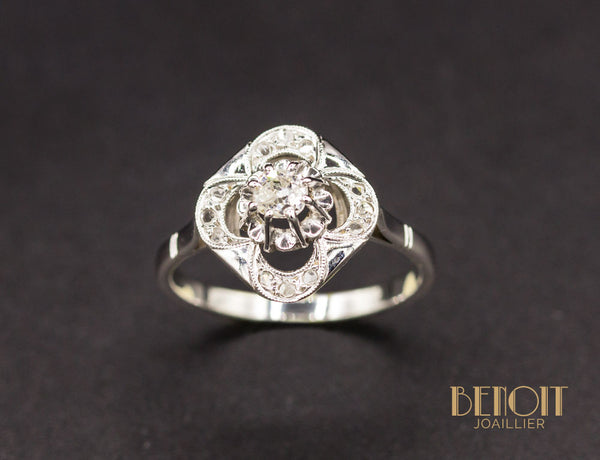 Bague Art Déco Diamants
