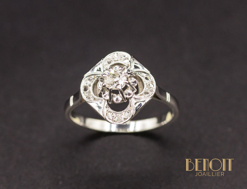 Bague Art Déco Diamants