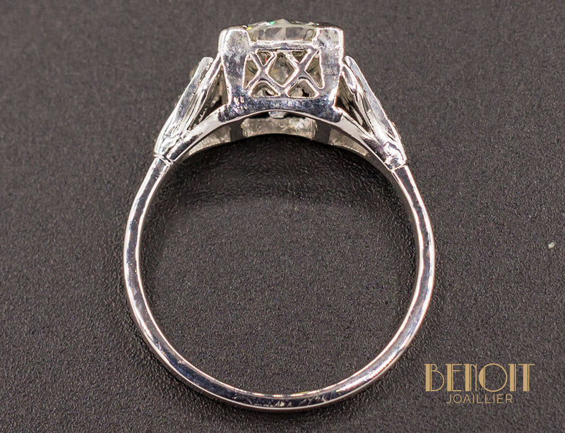 Solitaire Art Déco Diamant