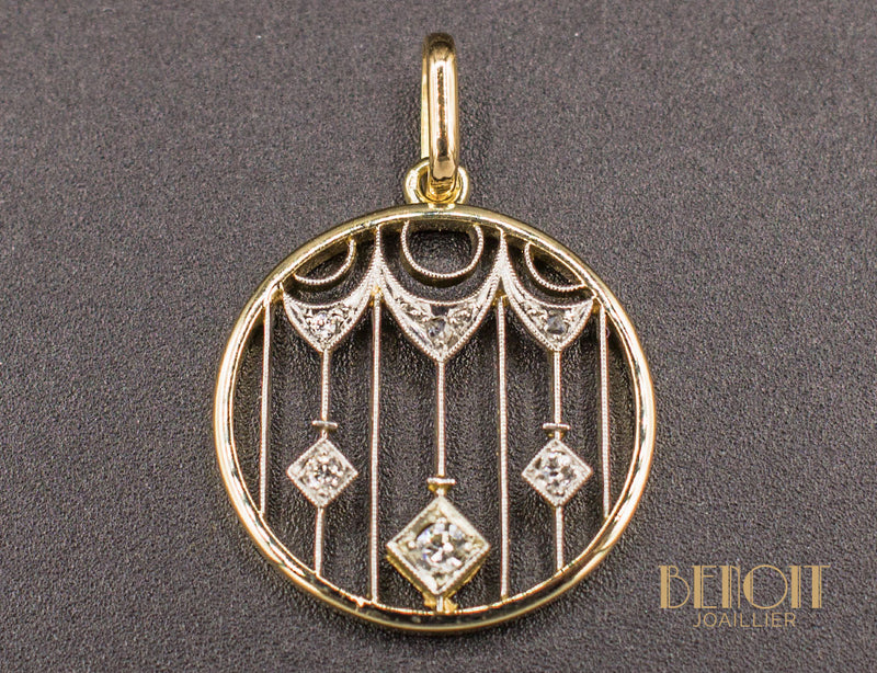 Pendentif 1900 Diamants