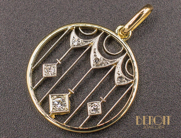 Pendentif 1900 Diamants
