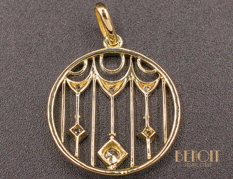 Pendentif 1900 Diamants