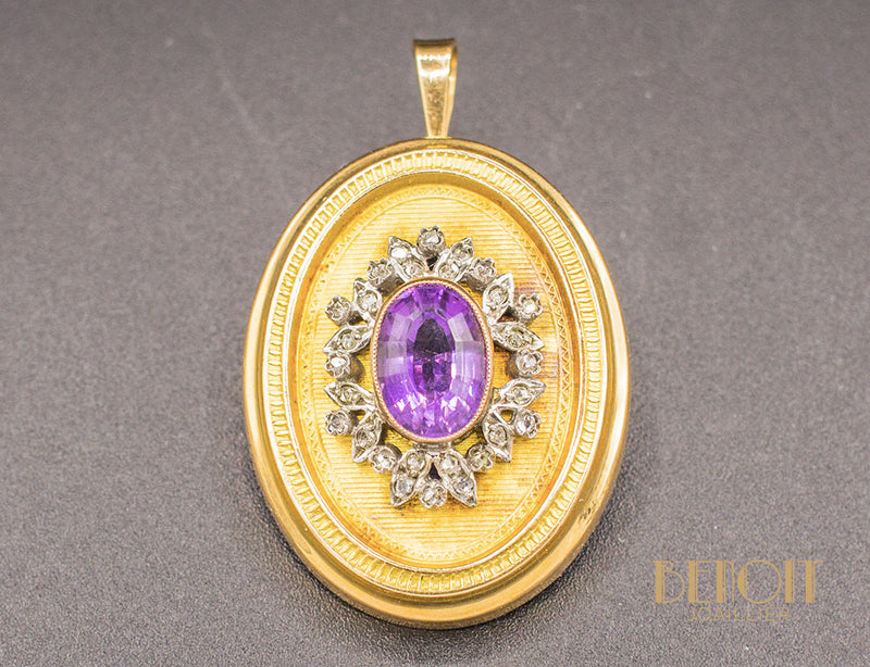 Pendentif Broche Napoléon III