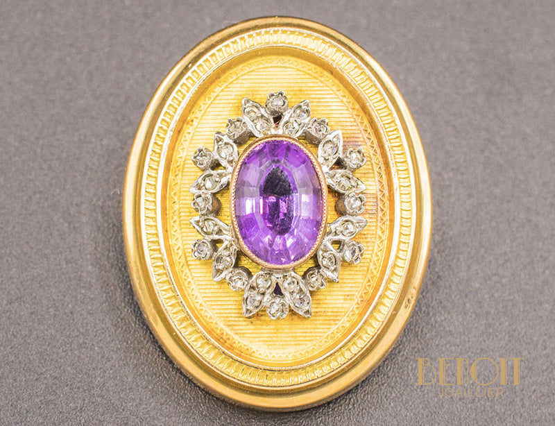 Pendentif Broche Napoléon III
