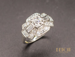 Bague Art Déco Diamants