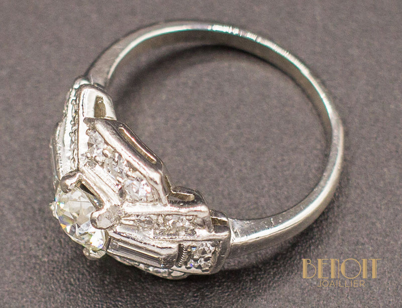 Bague Art Déco Diamants