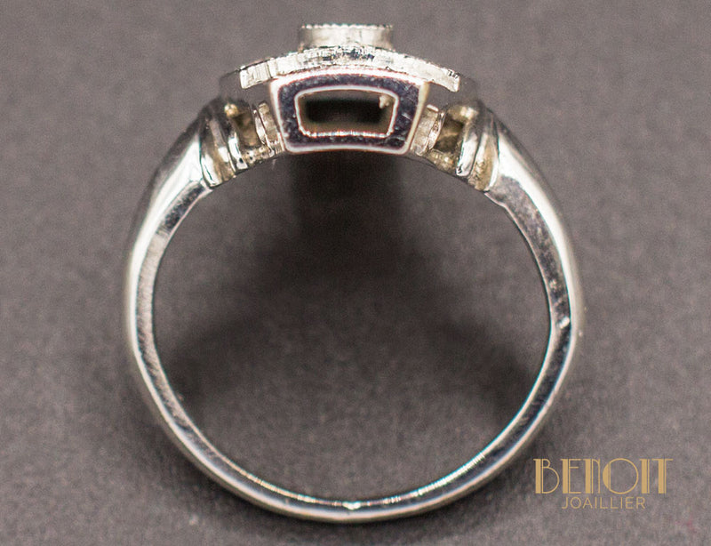 Bague Marquise Art Déco Diamants