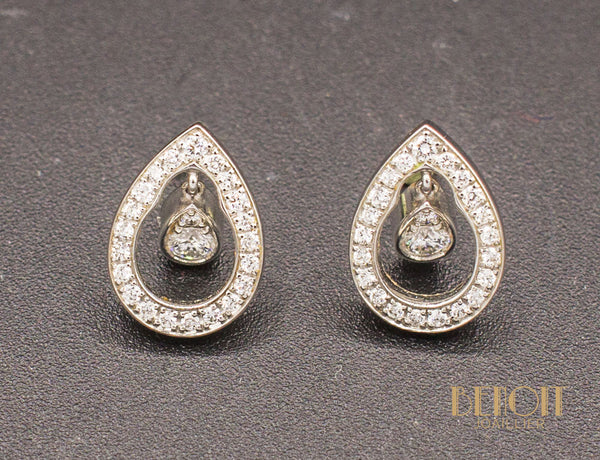 Boucles d'Oreilles Piaget "Millenium" Diamants