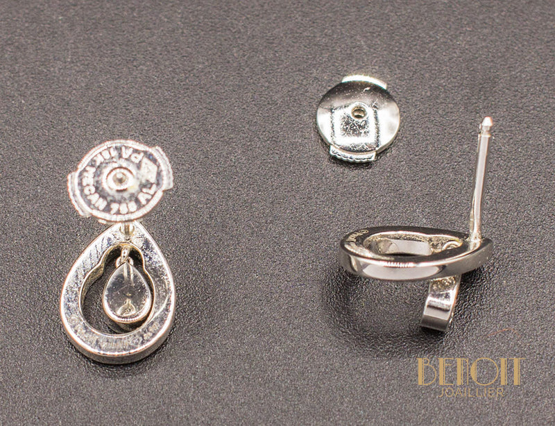 Boucles d'Oreilles Piaget "Millenium" Diamants