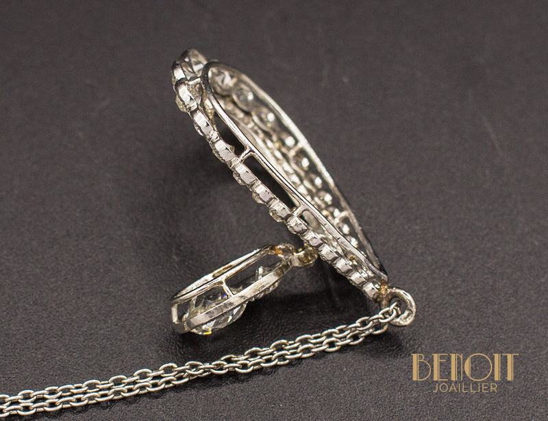 Pendentif Art Déco Diamants
