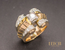 Bague Tank Or Diamants