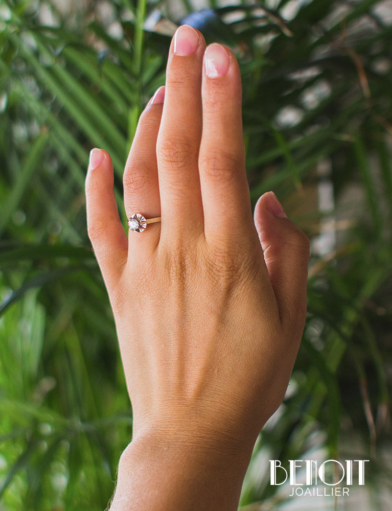 Solitaire Ancien Diamant