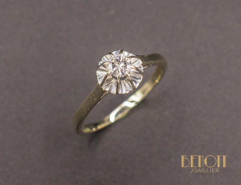 Solitaire Ancien Diamant