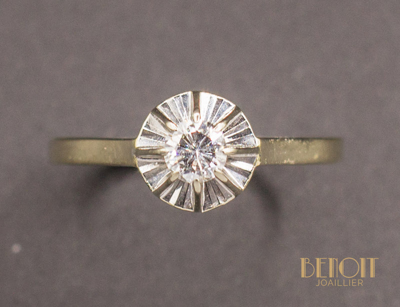 Solitaire Ancien Diamant