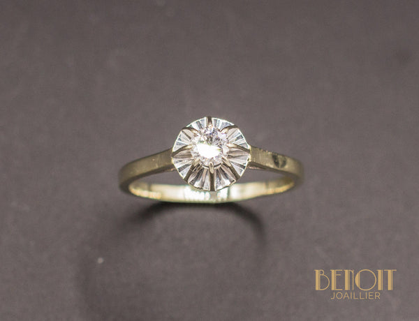 Solitaire Ancien Diamant