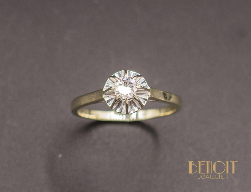 Solitaire Ancien Diamant