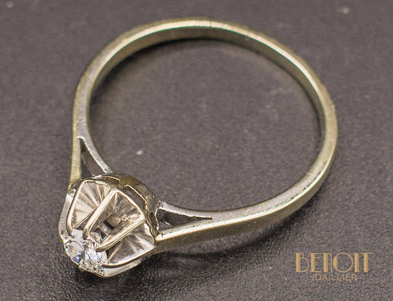 Solitaire Ancien Diamant