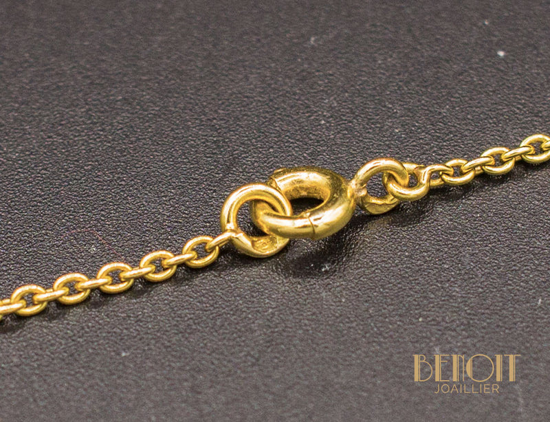 Collier Croissant Or et Diamants