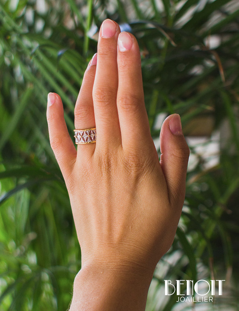 Bague Dentelle Diamants