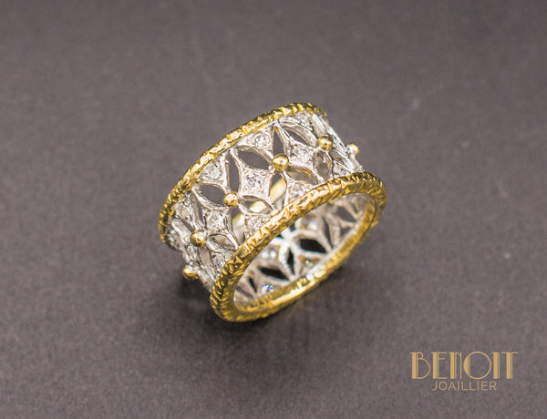 Bague Dentelle Diamants