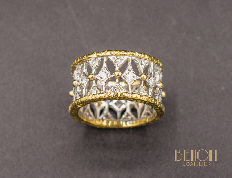 Bague Dentelle Diamants