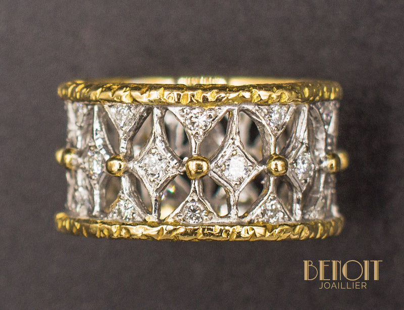 Bague Dentelle Diamants