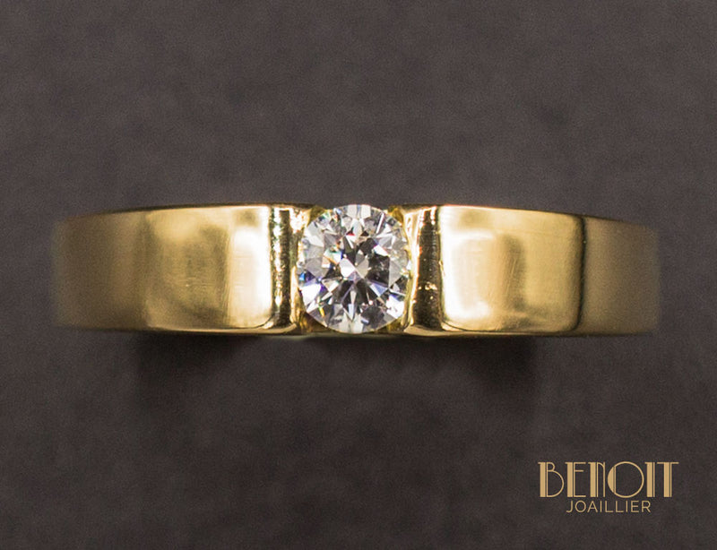 Solitaire Moderne Diamant