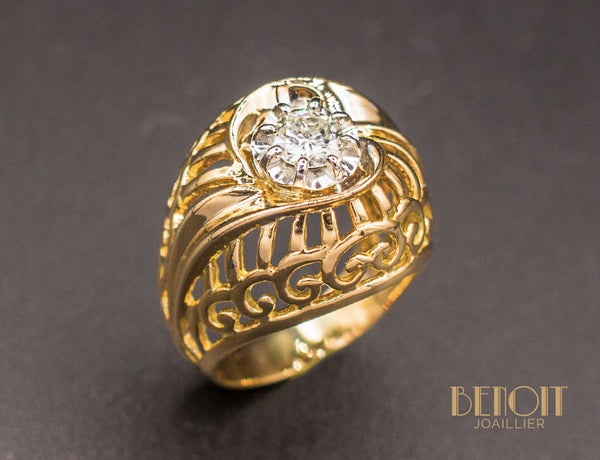 Bague Dôme Diamant