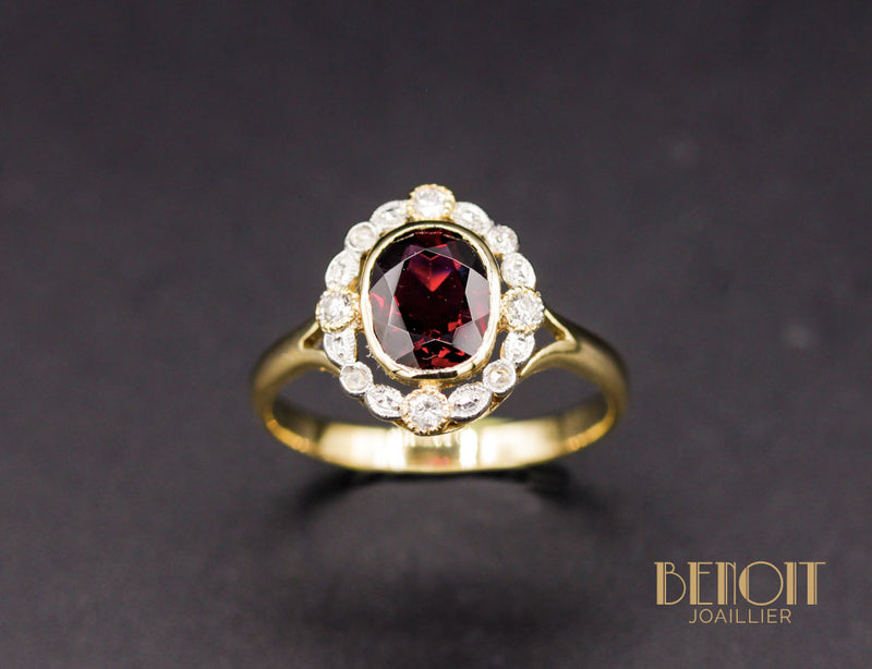 Bague Vintage Grenat